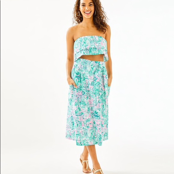 Lilly Pulitzer Dresses & Skirts - Lilly pulitzer lenora set colorful camelflage